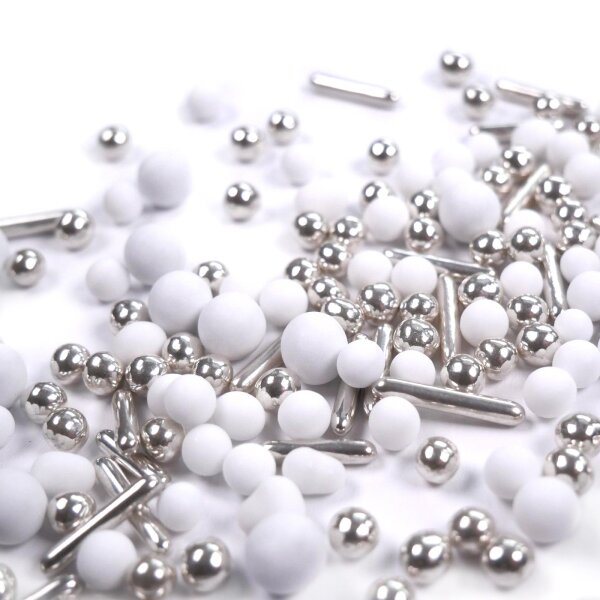 Schokomix Silber Weiß 120g