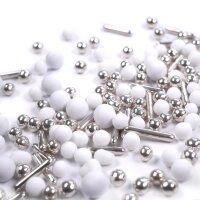 Schokomix Silber Weiß 120g