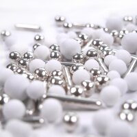 Schokomix Silber Weiß 120g