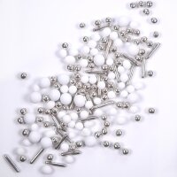 Schokomix Silber Weiß 120g
