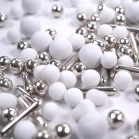 Schokomix Silber Weiß 80g