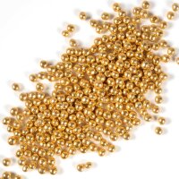 Crispy Schokokugeln Gold Metallic 6mm 120g
