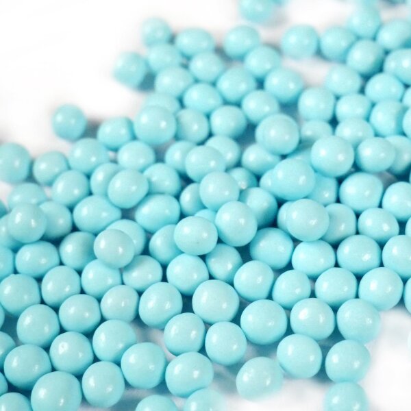 Crispy Schokokugeln Babyblau 6 mm