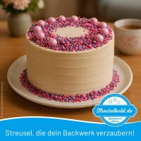 Schokokugeln Shiny Pink 10mm 80g