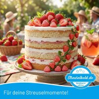 3D Streusel Erdbeeren 40g