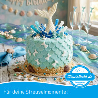 3D Streusel Meerjungfrau