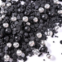 Glitzer Blitzer Schwarz