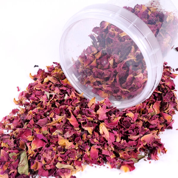 Herzstück Essbare Rosenblätter