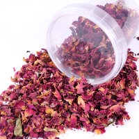 Herzstück Essbare Rosenblätter