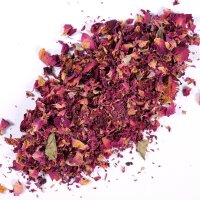 Herzstück Essbare Rosenblätter