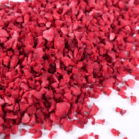 Gefriergetrocknete Himbeeren