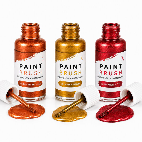 Paint Brush Glimmer 3er Set